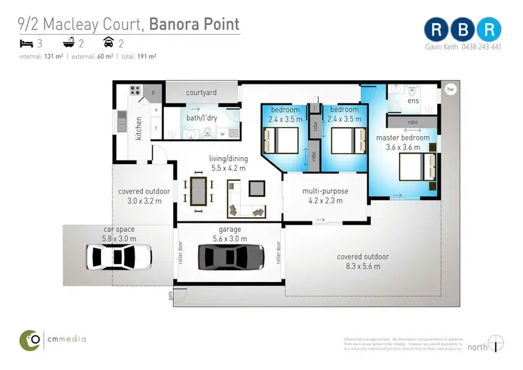 Floorplan of Homely unit listing, 9/2 Macleay Court, Banora Point NSW 2486