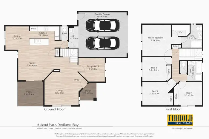 Floorplan of Homely house listing, 6 Lizard Place, Redland Bay QLD 4165