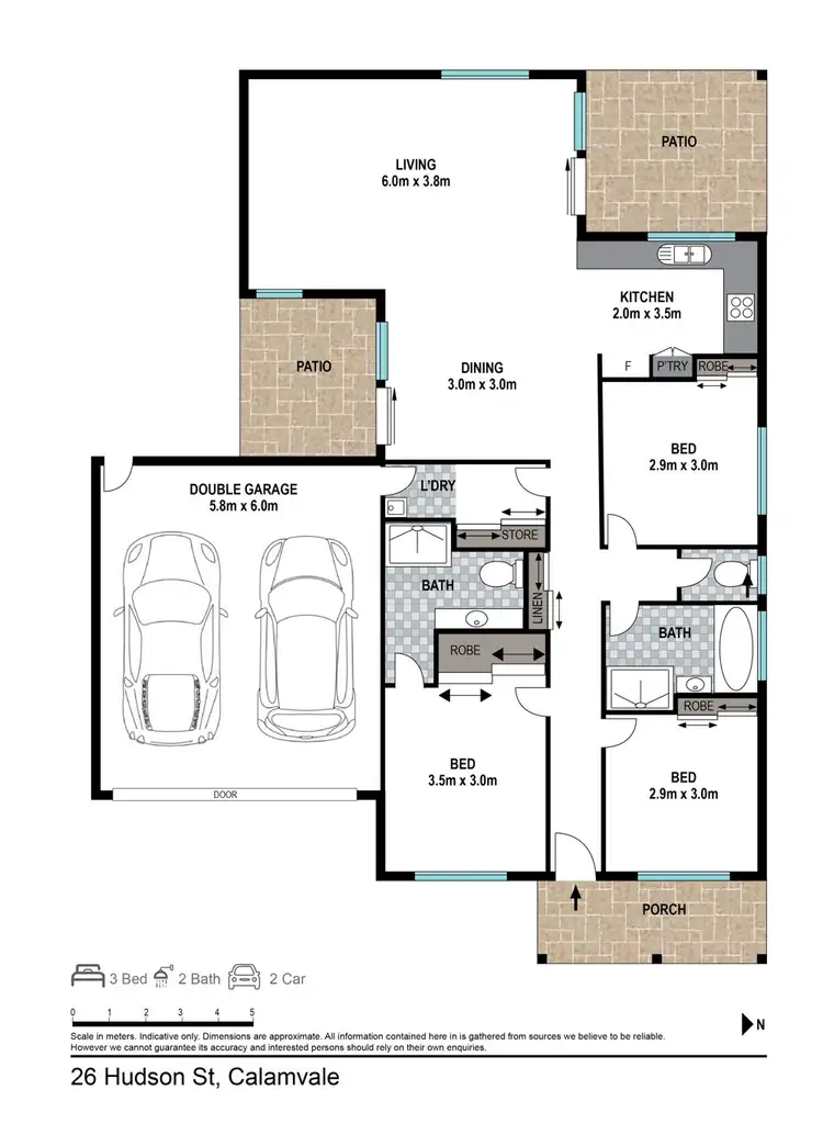 Floorplan of Homely house listing, 26 Hudson Street, Calamvale QLD 4116