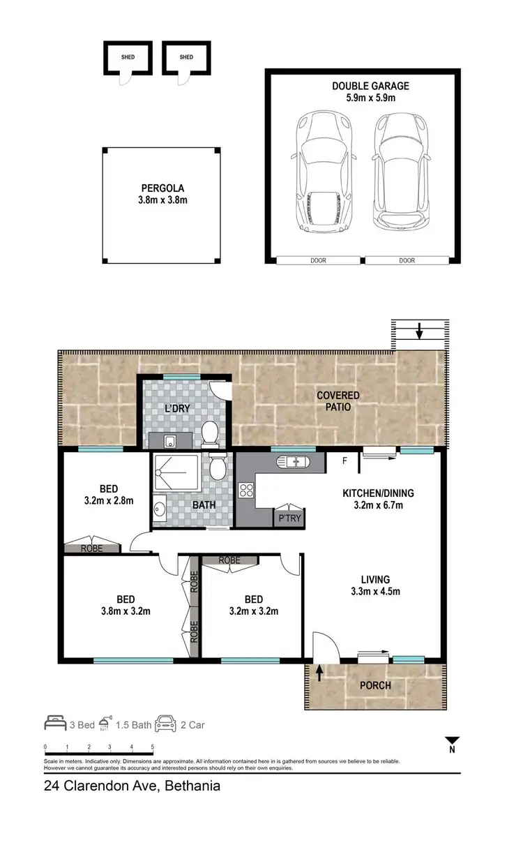 Floorplan of Homely house listing, 24 Clarendon Avenue, Bethania QLD 4205