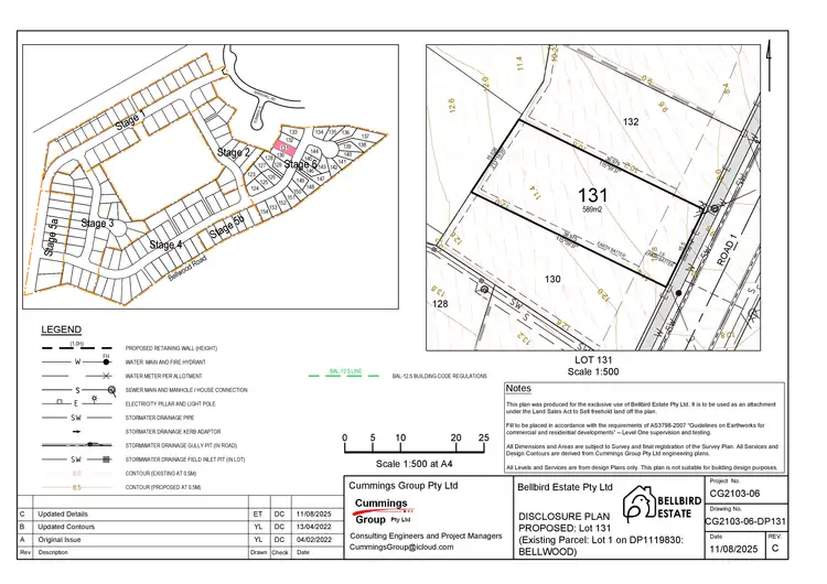 Floorplan of Homely land listing, 99 Janggal Janggal Road (Lot 131 Bellbird Estate), Nambucca Heads NSW 2448