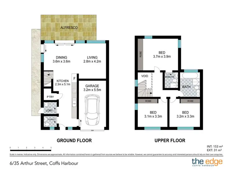 Floorplan of Homely townhouse listing, 6/35 Arthur Street, Coffs Harbour NSW 2450