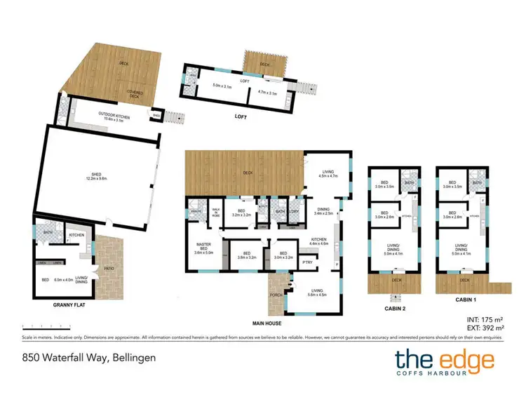 Floorplan of Homely rural property listing, 850 Waterfall Way, Fernmount NSW 2454
