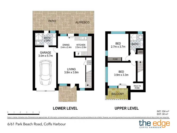 Floorplan of Homely house listing, 6/61 Park Beach Road, Coffs Harbour NSW 2450