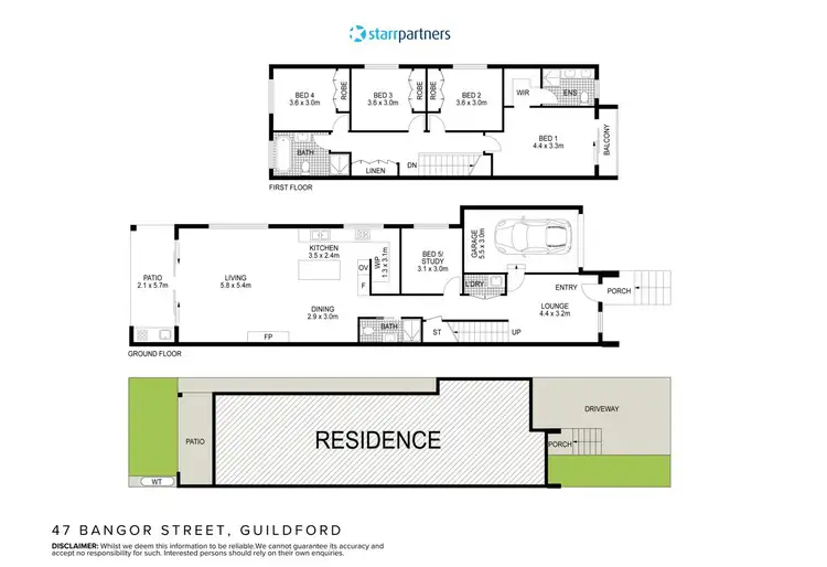 Floorplan of Homely house listing, 47 Bangor Street, Guildford NSW 2161