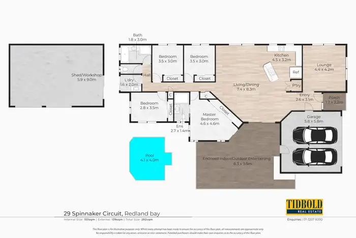Floorplan of Homely house listing, 29 Spinnaker Circuit, Redland Bay QLD 4165