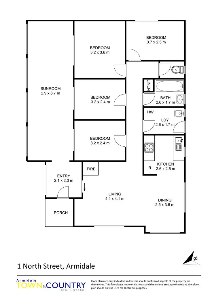 Floorplan of Homely house listing, 1 North Street, Armidale NSW 2350