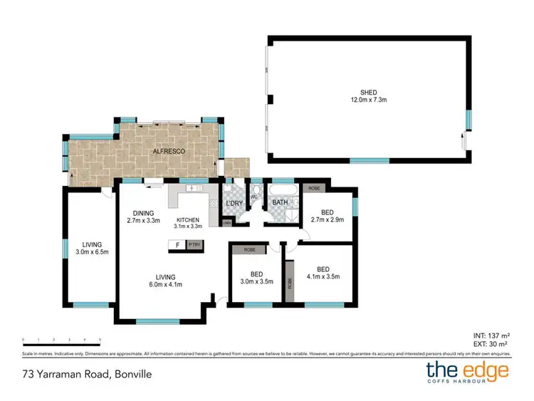 Floorplan of Homely house listing, 73 Yarraman Rd, Bonville NSW 2450