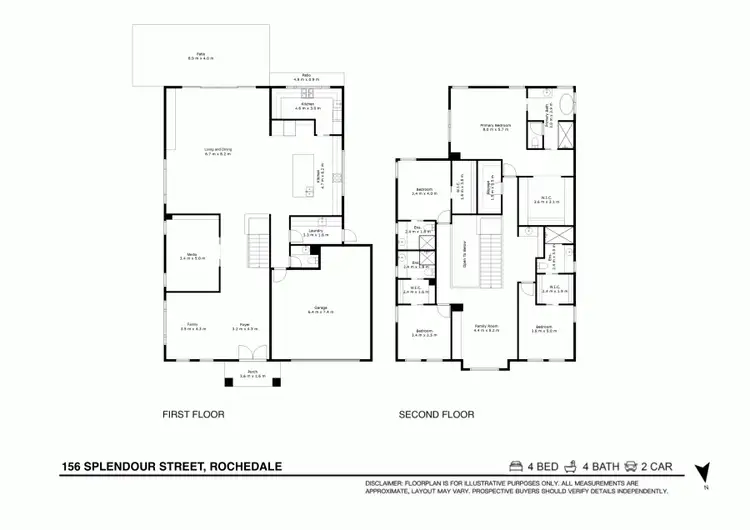 Floorplan of Homely house listing, 156 Splendour Street, Rochedale QLD 4123