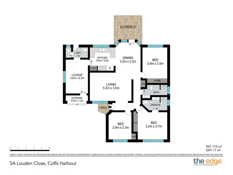 Floorplan of Homely house listing, 5a Louden Close, Coffs Harbour NSW 2450
