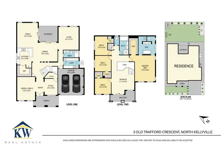 Floorplan of Homely house listing, 3 Old Trafford Crescent, North Kellyville NSW 2155