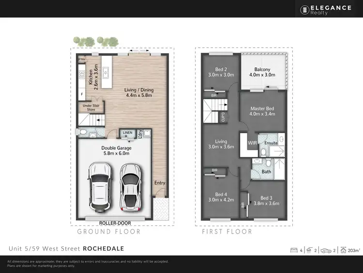 Floorplan of Homely townhouse listing, 5/59 West Street, Rochedale QLD 4123