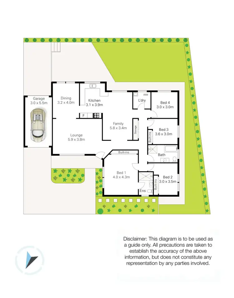 Floorplan of Homely townhouse listing, 7/5 Lovell Road, Denistone East NSW 2112