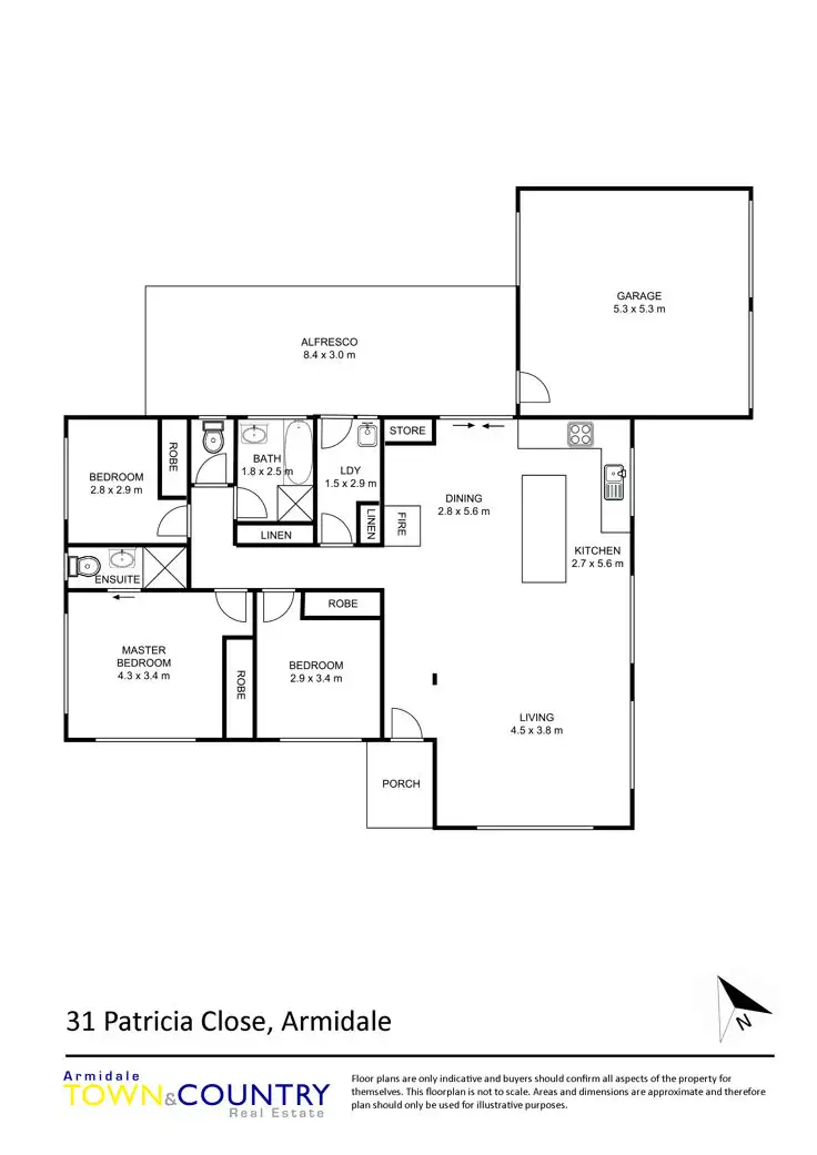 Floorplan of Homely house listing, 1 Patricia Close, Armidale NSW 2350