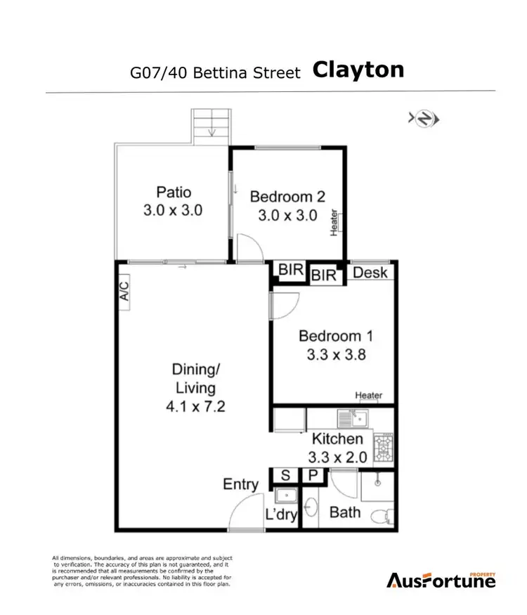 Floorplan of Homely house listing, G07/40 Bettina Street, Clayton VIC 3168