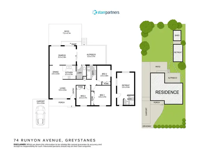 Floorplan of Homely house listing, 74 Runyon Avenue, Greystanes NSW 2145