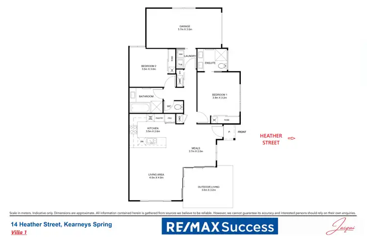 Floorplan of Homely unit listing, 3/14 Heather Street, Kearneys Spring QLD 4350