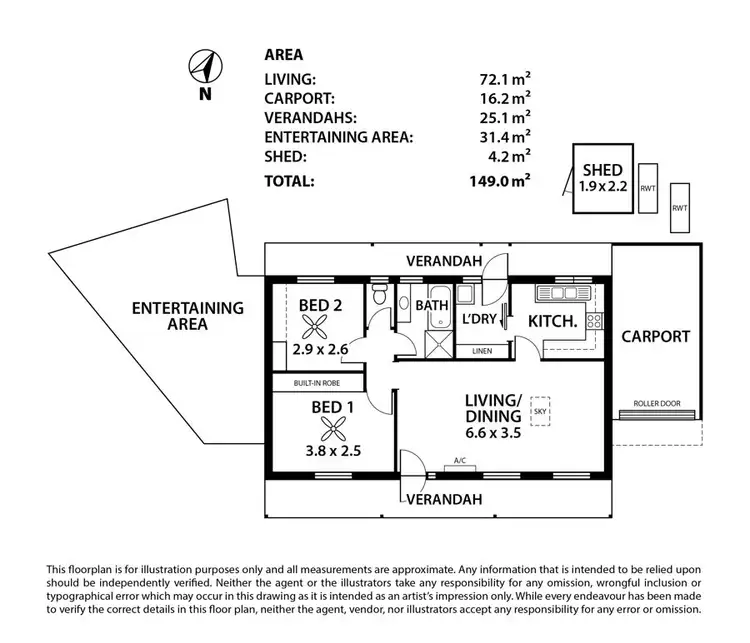 Floorplan of Homely house listing, 1 /38 Myall Avenue, Murray Bridge SA 5253