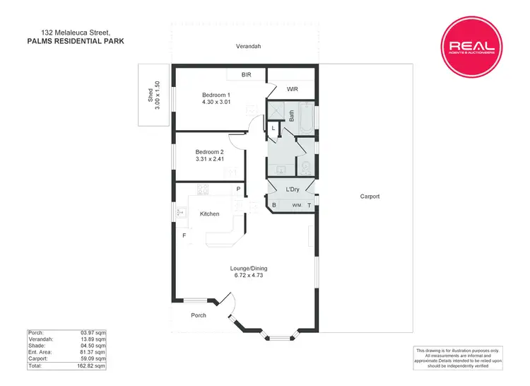 Floorplan of Homely retirement listing, 132/61 Supple Road, Waterloo Corner SA 5110