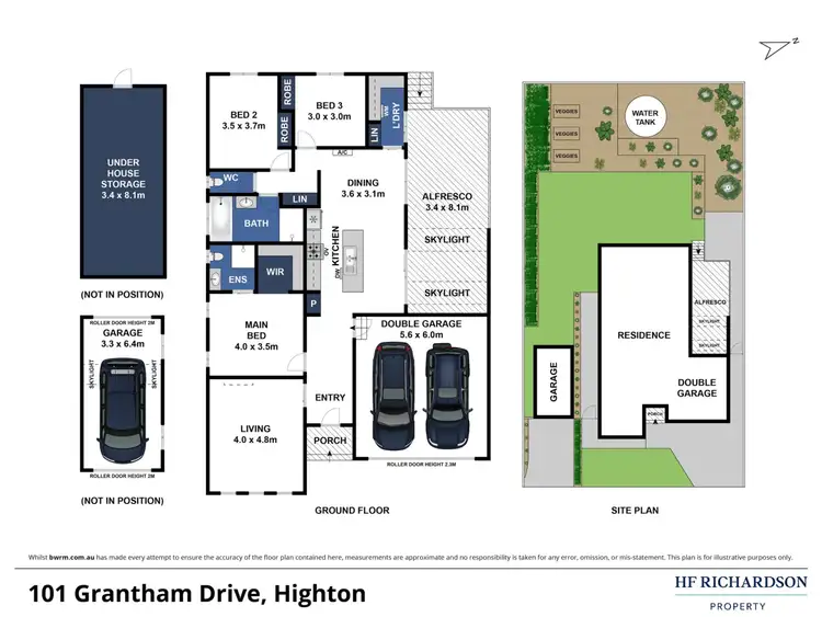 Floorplan of Homely house listing, 101 Grantham Drive, Highton VIC 3216