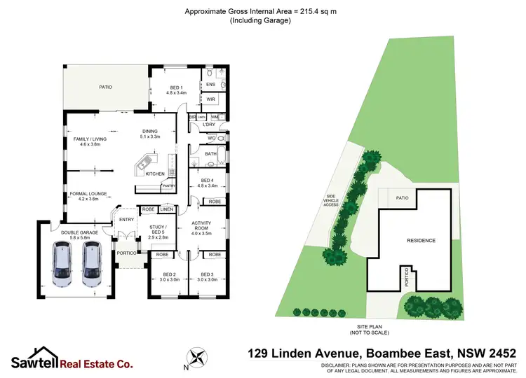 Floorplan of Homely house listing, 129 Linden Avenue, Boambee East NSW 2452