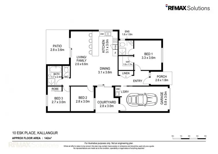 Floorplan of Homely house listing, 10 Esk Place, Kallangur QLD 4503