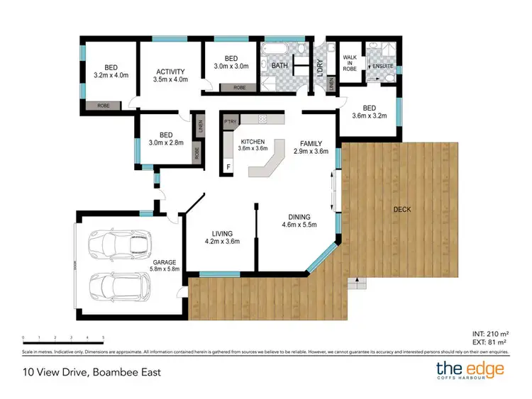 Floorplan of Homely house listing, 10 View Drive, Boambee East NSW 2452