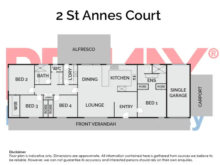 Floorplan of Homely house listing, 2 St Annes Court, Albany Creek QLD 4035