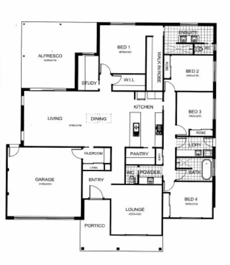 Floorplan of Homely house listing, 26 BONDI CRESCENT, Gobbagombalin NSW 2650