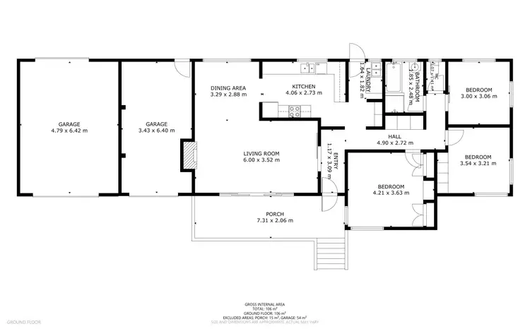 Floorplan of Homely house listing, 1 Stockwell Street, Rangeville QLD 4350