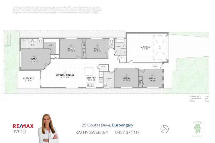 Floorplan of Homely house listing, 25 Coutts Drive, Burpengary QLD 4505