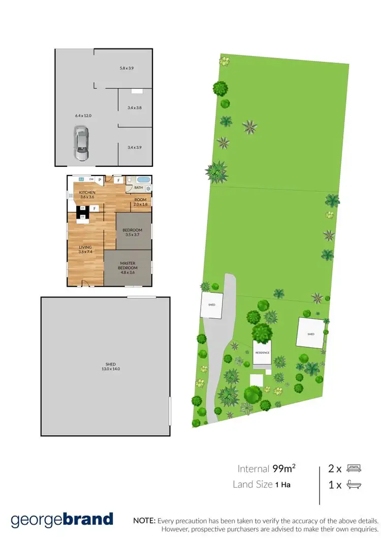 Floorplan of Homely rural property listing, 91 Wyee Rd, Wyee NSW 2259