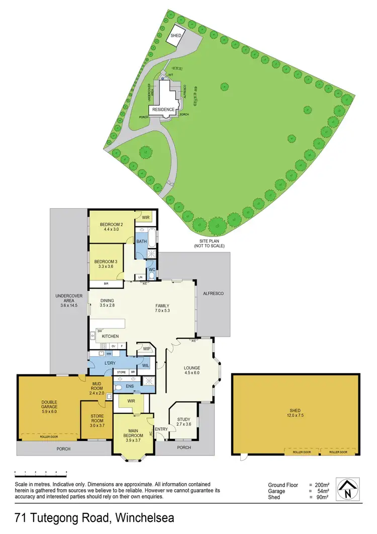 Floorplan of Homely rural property listing, 71 Tutegong Road, Winchelsea VIC 3241
