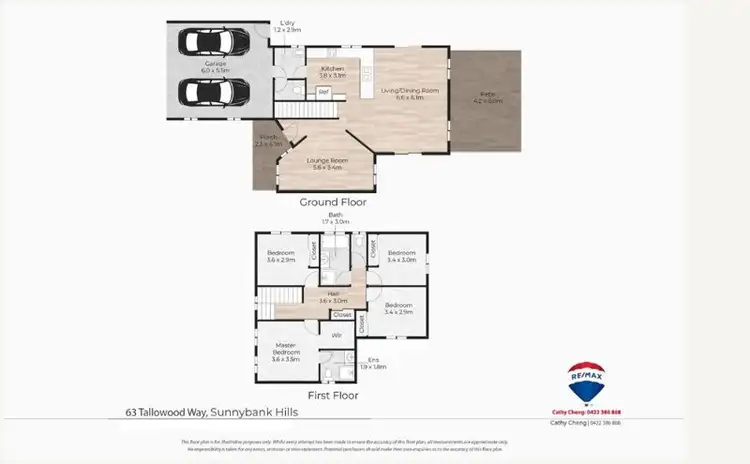 Floorplan of Homely house listing, 63 Tallowood Way, Sunnybank Hills QLD 4109