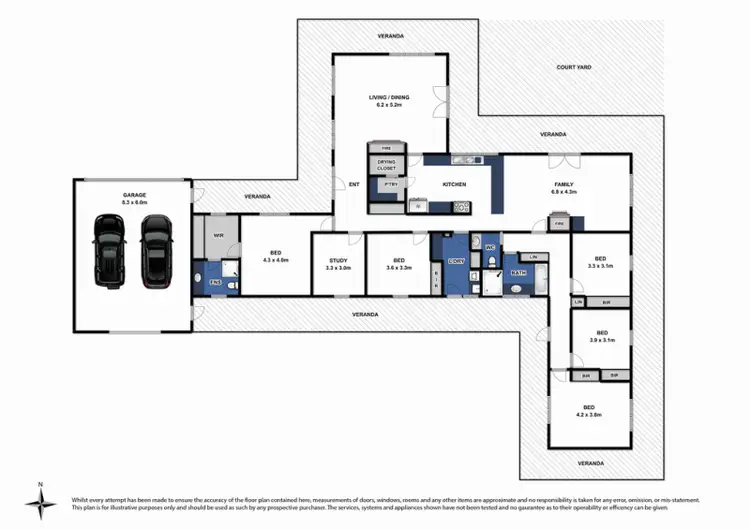 Floorplan of Homely rural property listing, 35 Flaxbournes Road, Paraparap VIC 3240