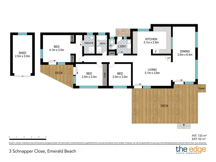 Floorplan of Homely house listing, 3 Schnapper Close, Emerald Beach NSW 2456