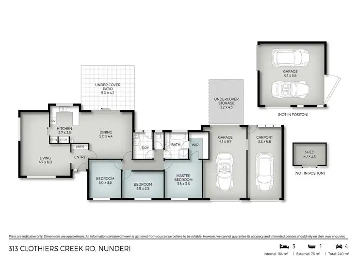Floorplan of Homely house listing, 313 Clothiers Creek Road, Nunderi NSW 2484