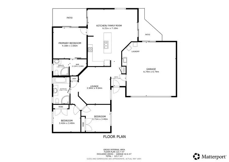 Floorplan of Homely villa listing, 2/5 Daniel Court, Bonville NSW 2450