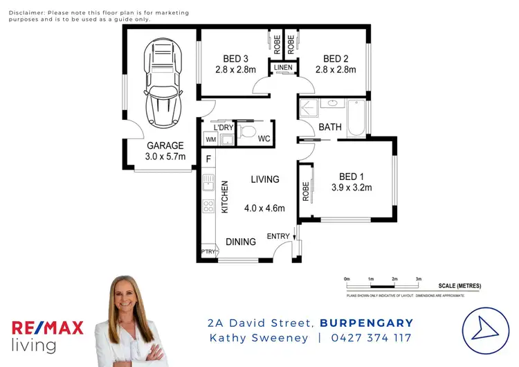 Floorplan of Homely house listing, 2A David Street, Burpengary QLD 4505