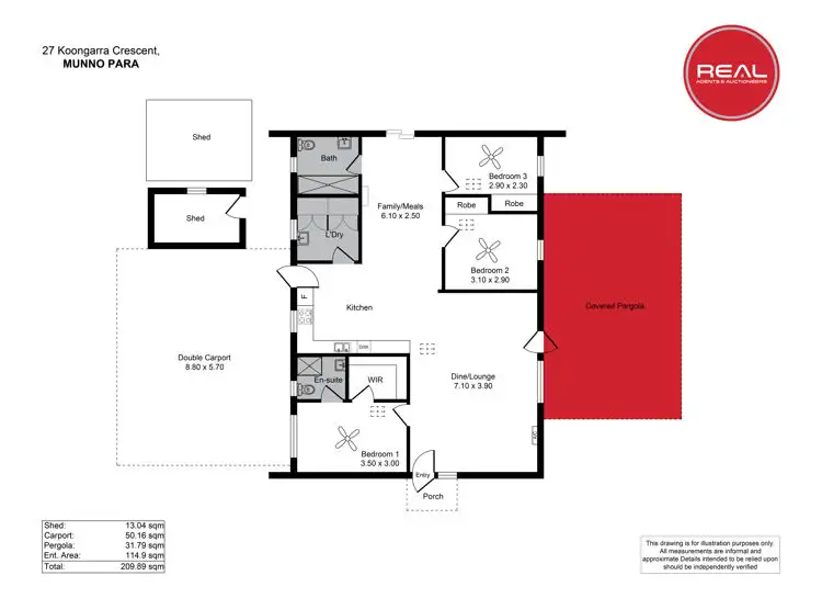 Floorplan of Homely house listing, 27 Koongarra Crescent, Munno Para SA 5115