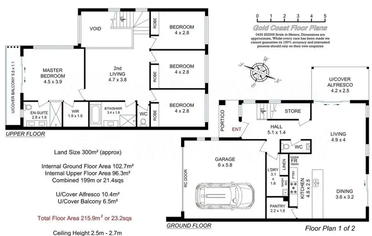 Floorplan of Homely townhouse listing, 27 VIA ROMA, Surfers Paradise QLD 4217