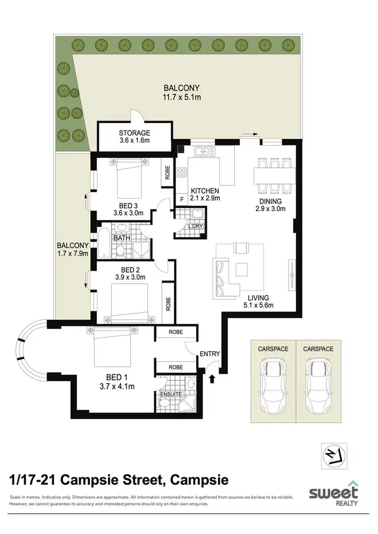 Floorplan of Homely apartment listing, 1/17-21 Campsie St, Campsie NSW 2194