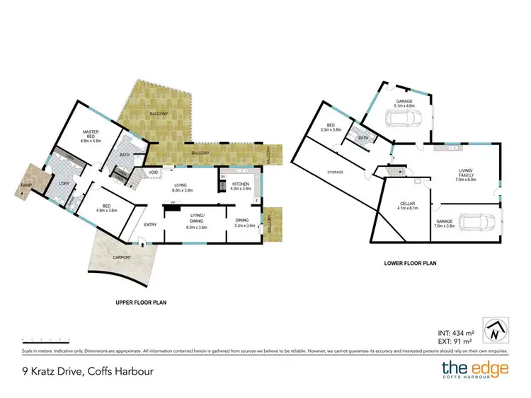 Floorplan of Homely house listing, 9 Kratz Drive, Coffs Harbour NSW 2450