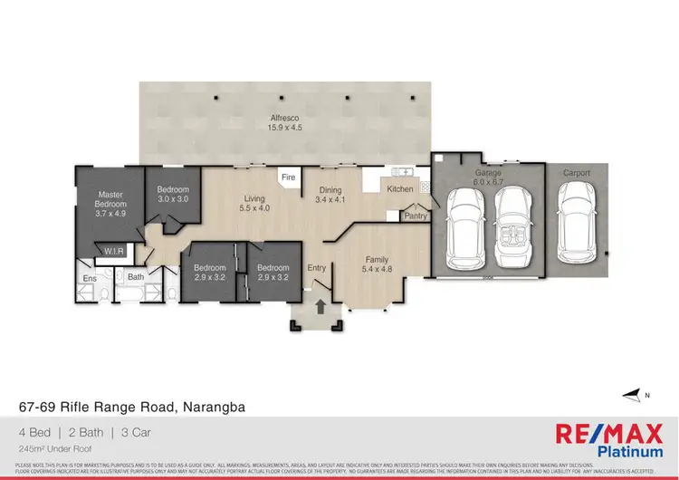 Floorplan of Homely house listing, 67-69 Rifle Range Road, Narangba QLD 4504
