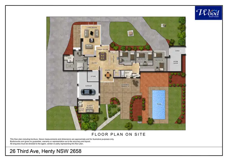 Floorplan of Homely house listing, 26 Third Ave, Henty NSW 2658