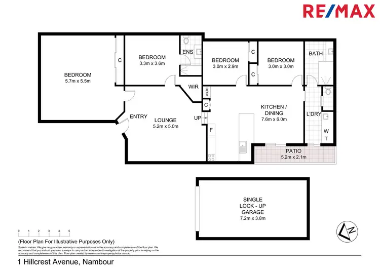 Floorplan of Homely house listing, 1 Hillcrest Avenue, Nambour QLD 4560