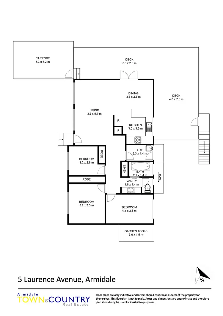 Floorplan of Homely house listing, 5 Laurence Avenue, Armidale NSW 2350