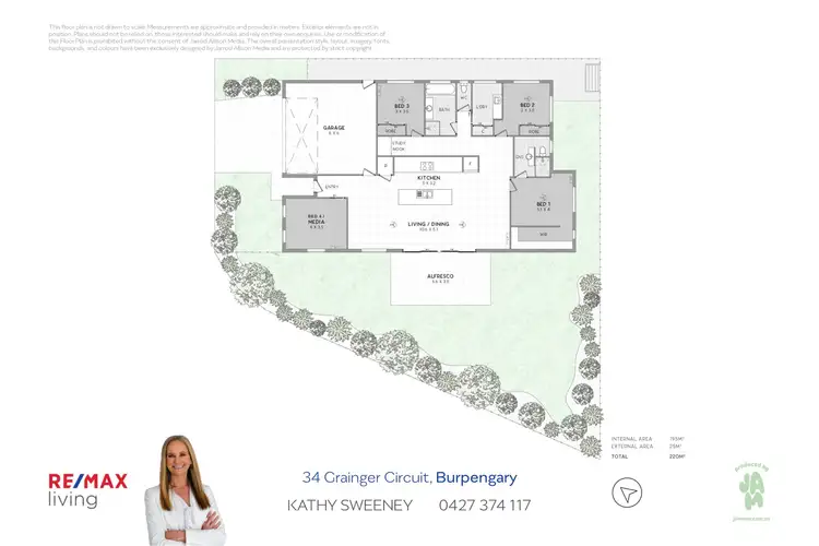 Floorplan of Homely house listing, 34 Grainger Circuit, Burpengary QLD 4505