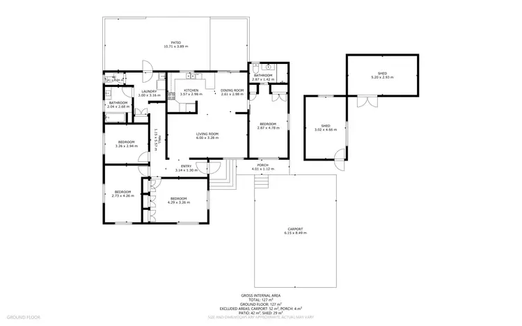Floorplan of Homely house listing, 57 Knockator Crescent, Centenary Heights QLD 4350