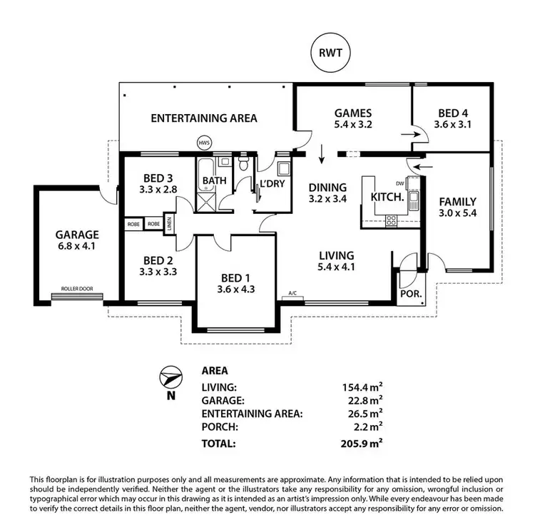 Floorplan of Homely house listing, 1 McQuarrie Street, Murray Bridge SA 5253